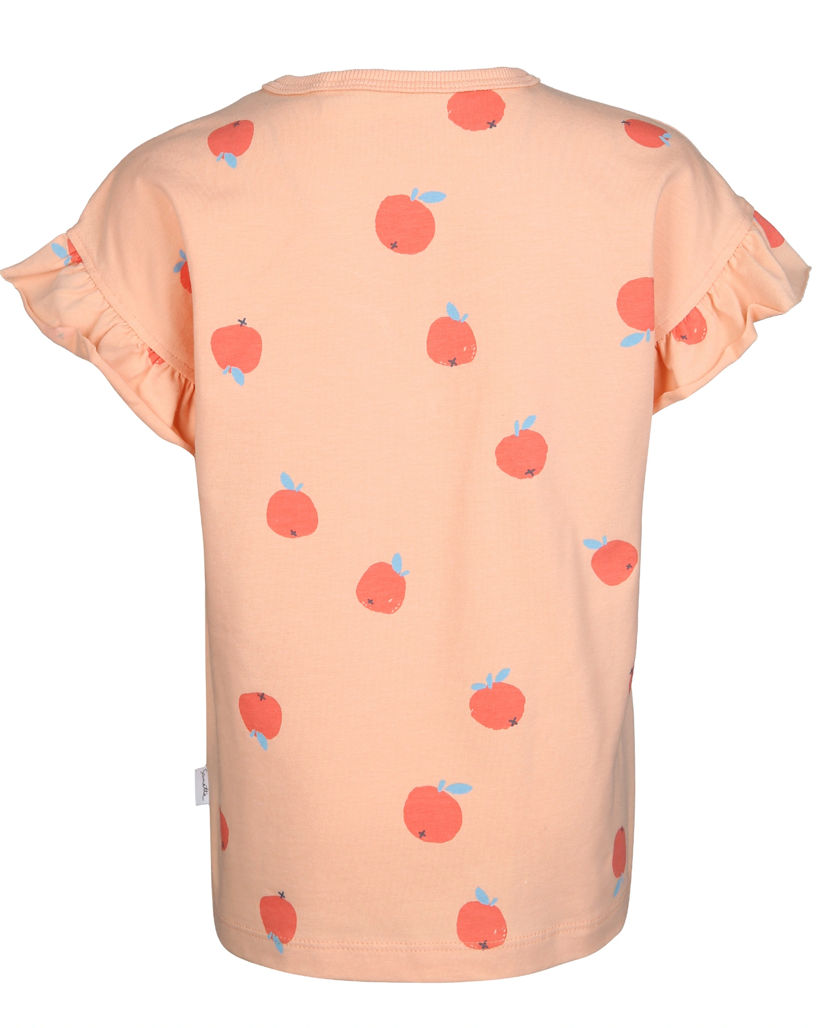 T-Shirt APPLE ELA AOP in sunny peach