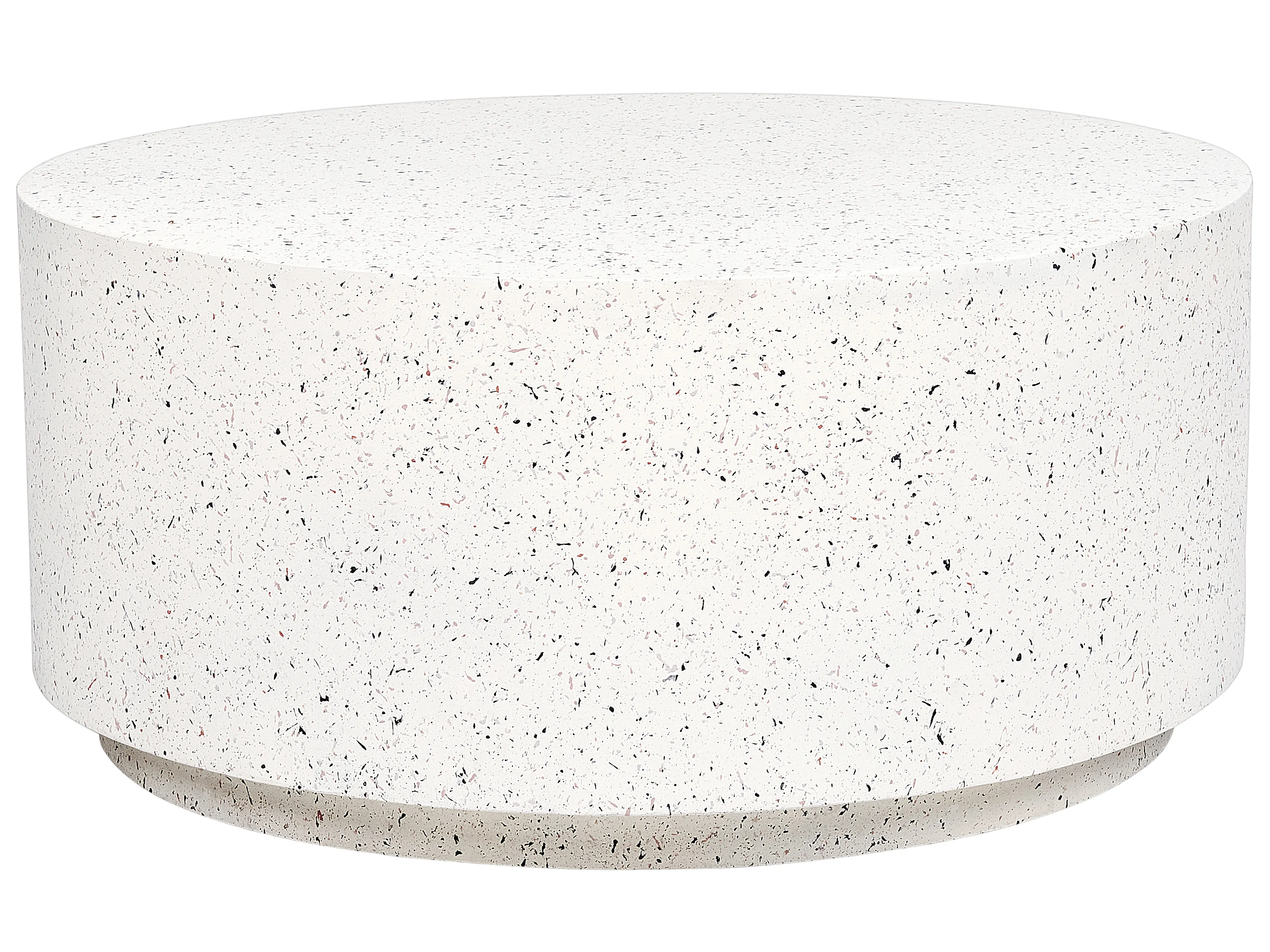 Salontafel TREZZO 90 cm 90 cm Terrazzo-effect Wit terrazzo