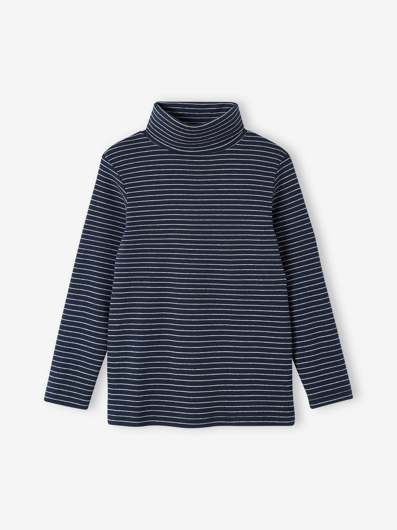 Conjunto de 3 camisetas de gola alta para meninos, verde inglês.