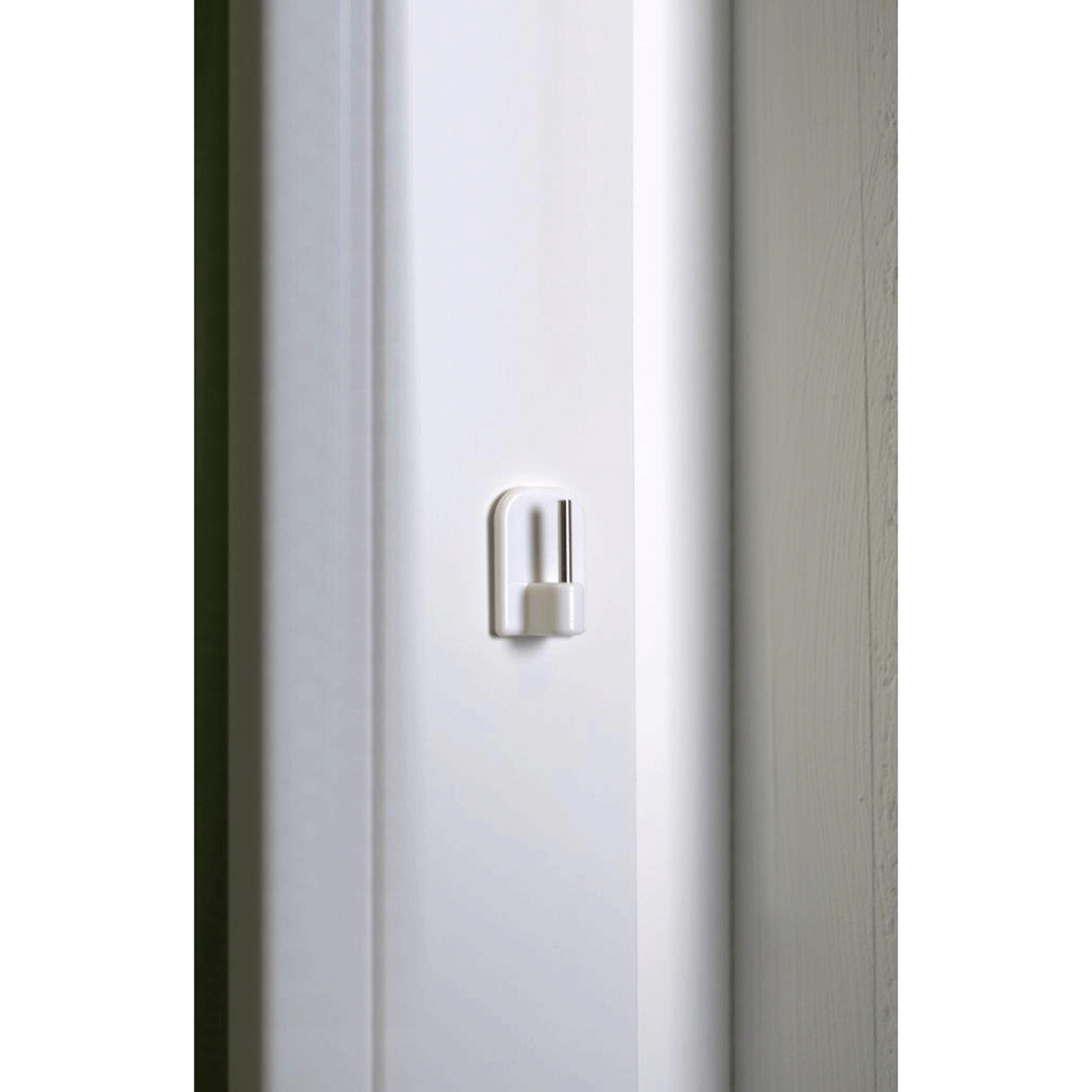 Vitragenstangen-Set - weiß - 50 cm