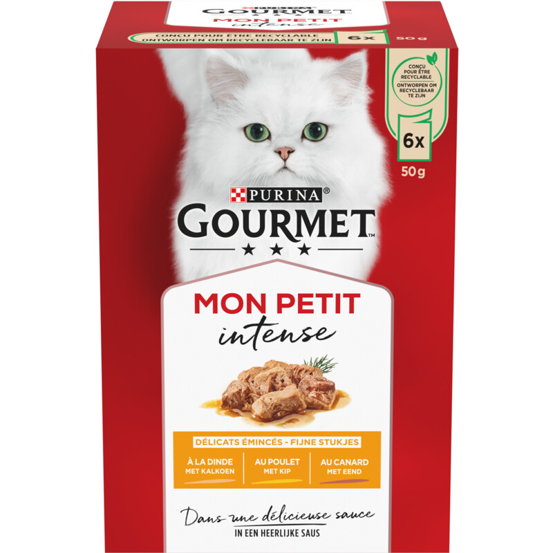 Gourmet Mon petit intense met kip eend kalkoen
