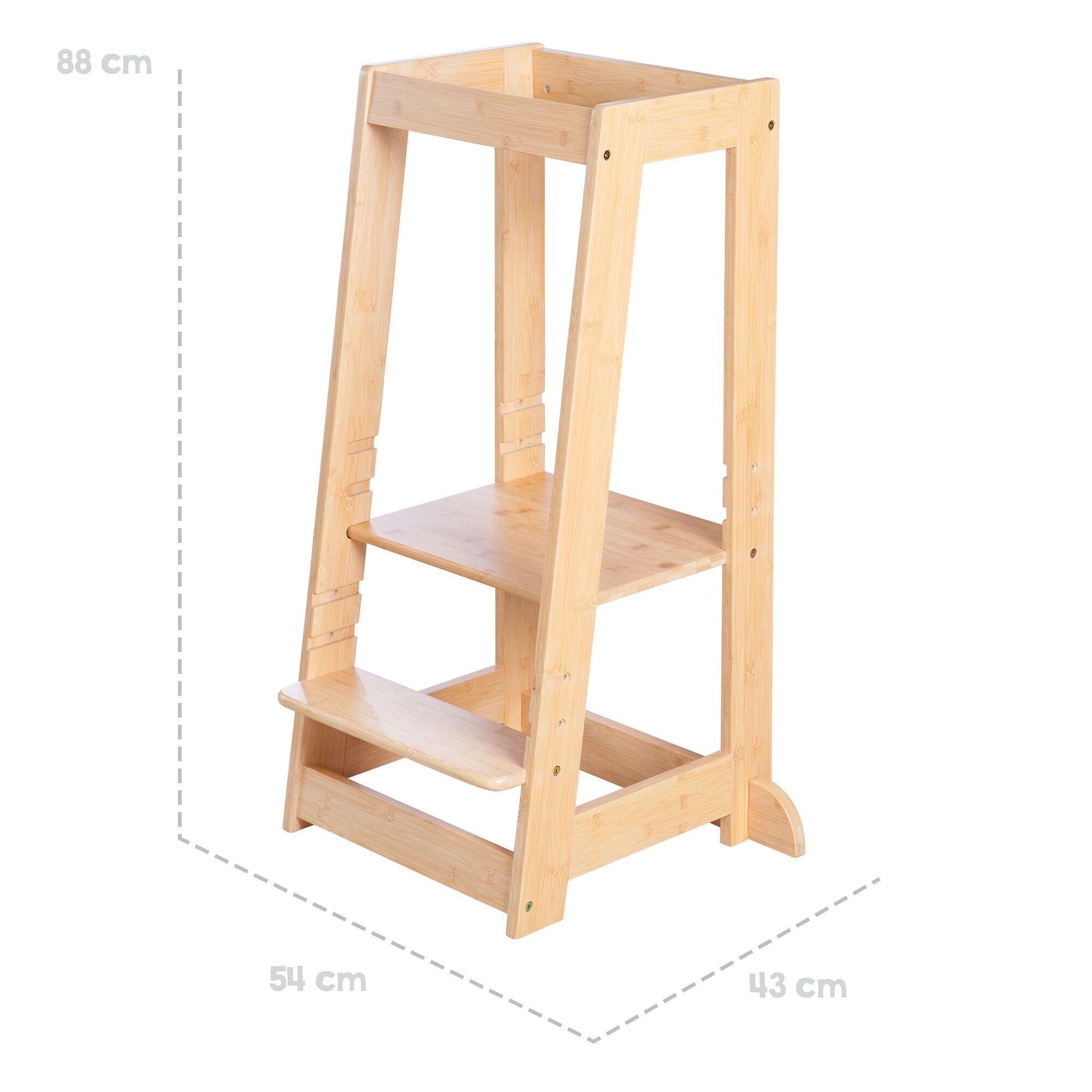 AYANA Lernturm - Natur / B: 54.0 cm x T: 43.5 cm x H: 88.0 cm
