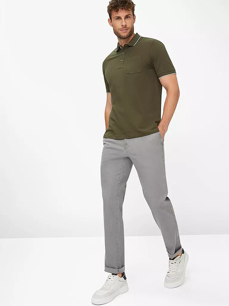 BRAX Chino Slim Fit FABIO-IN grau