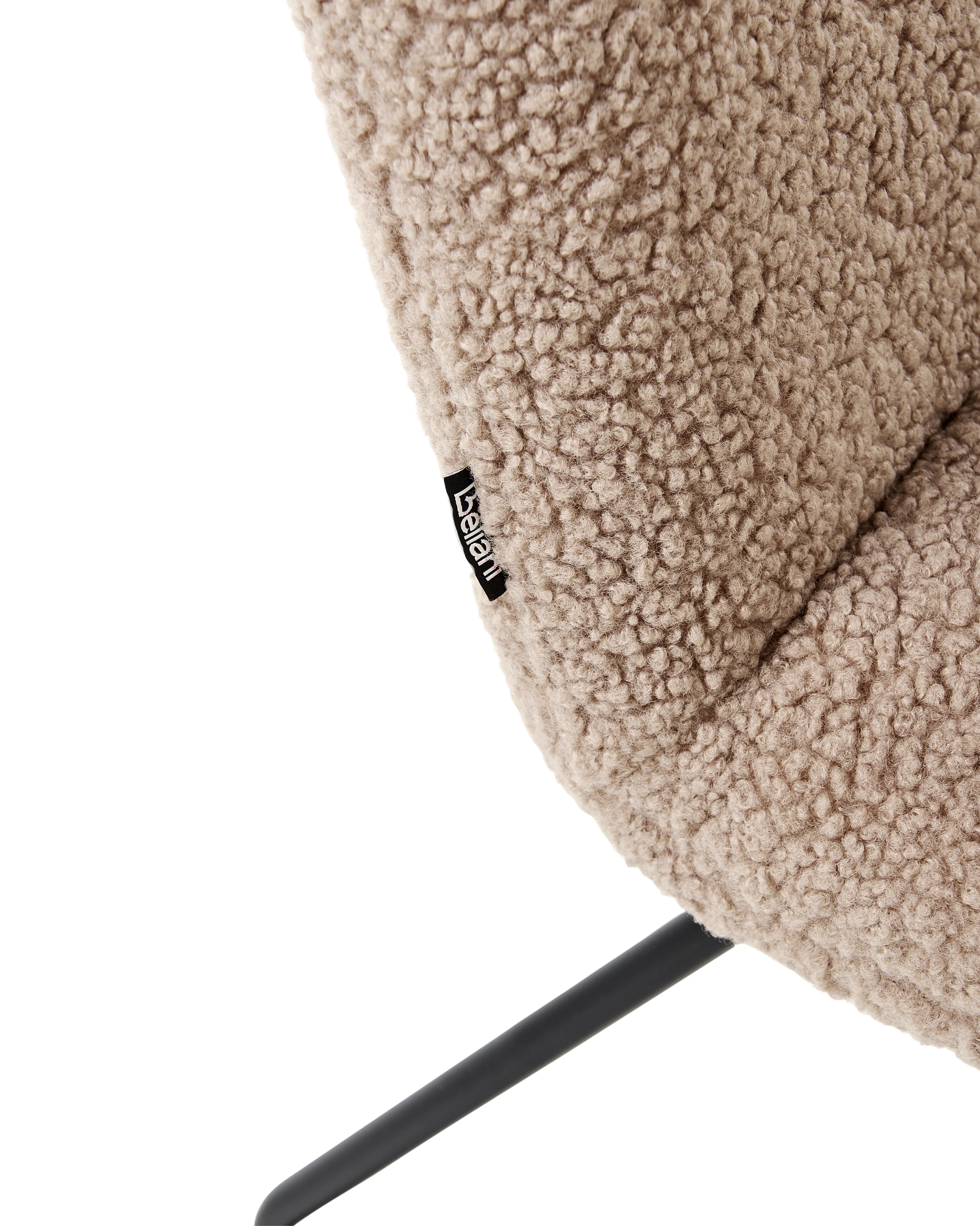 Fauteuil COTULLA Bouclé Beige