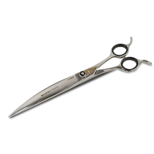 Tesoura curva para tosa de cães Ibanez Troya, 20,5 cm.
