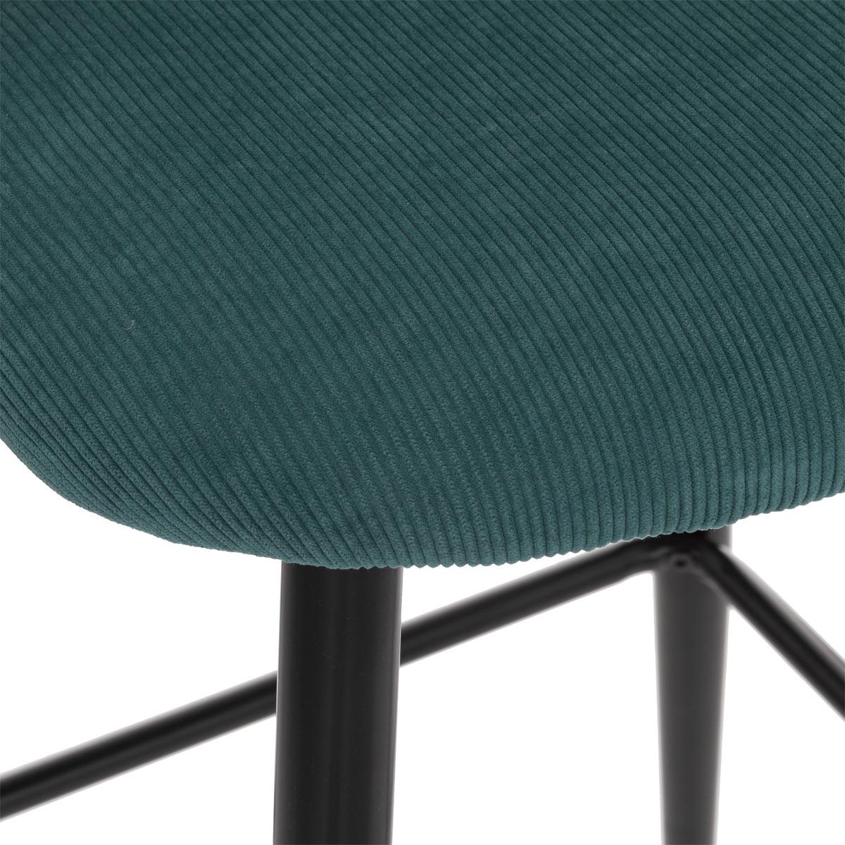 CHAISE DE BAR PIED NOIR CELESTE JADE
