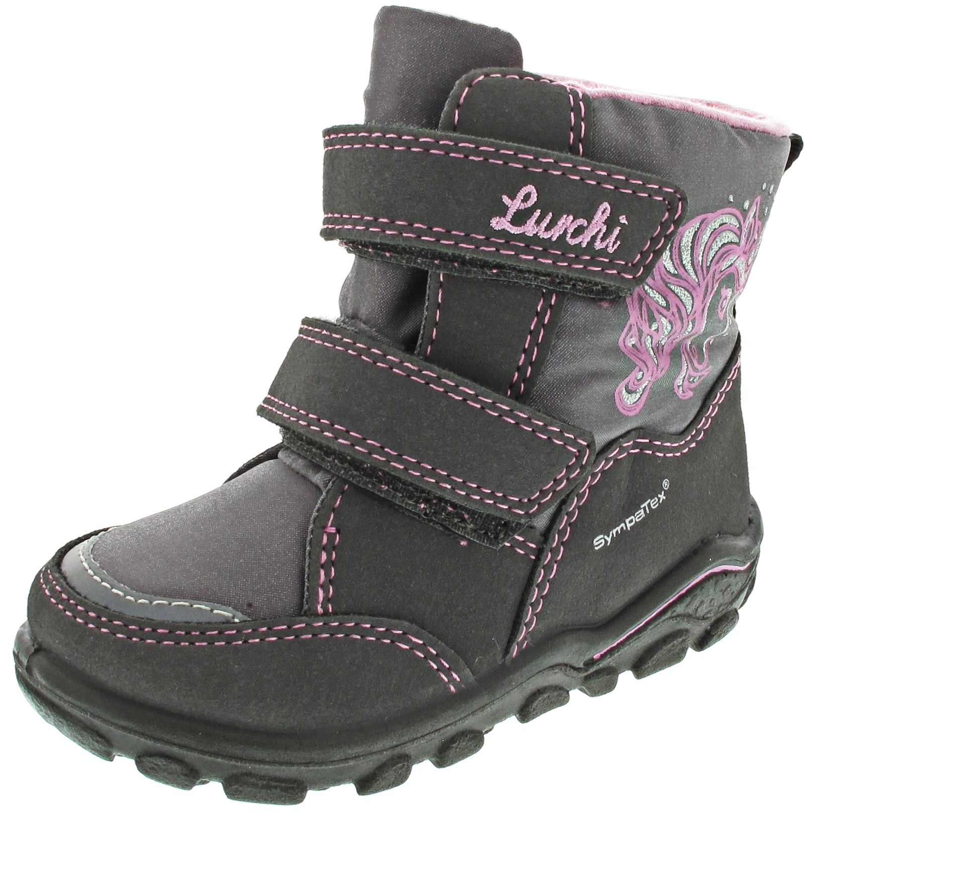 Lurchi Kamilye-Sympatex Klettlauflernstiefel Sympatex grau