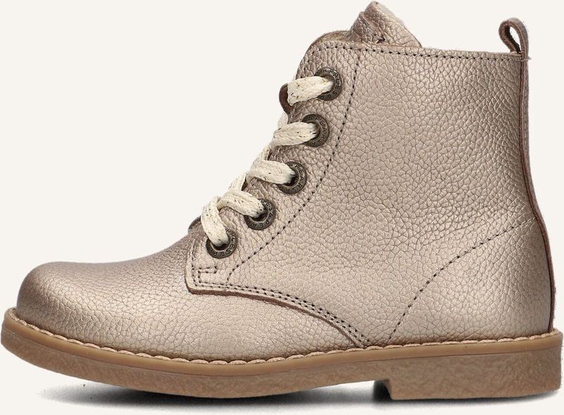 Apples & Pears - B0010526 - Veterboots - Goud - Laarzen Met Veters