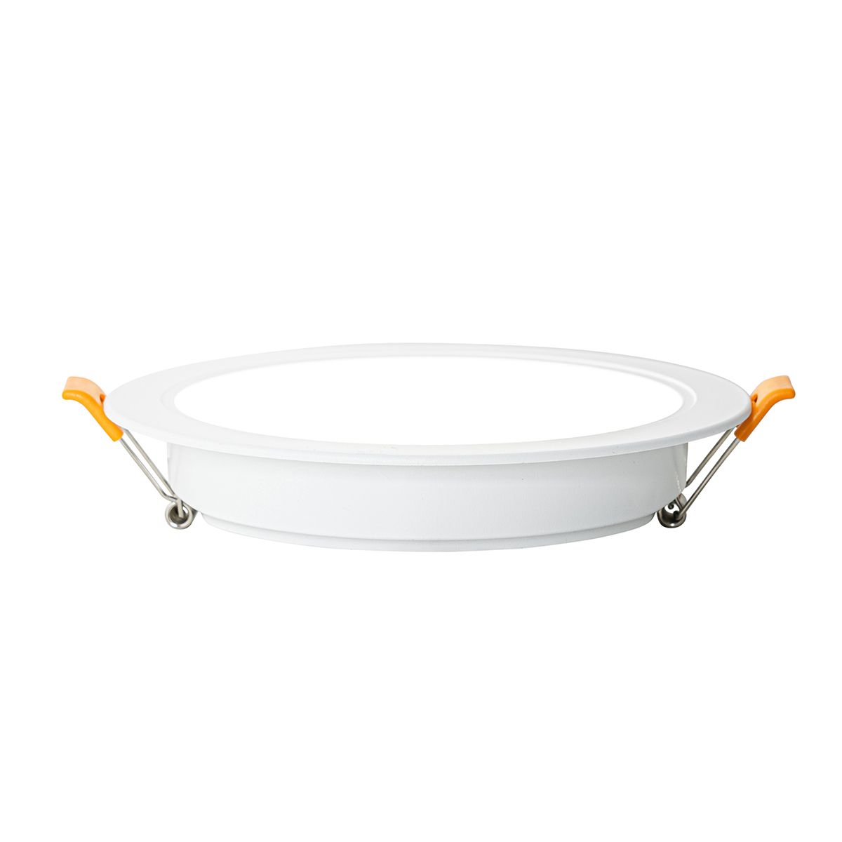 Set van 6 inbouwspots wit 14,5cm incl. LED instelbaar in kelvin met dipswitch - Stephanie