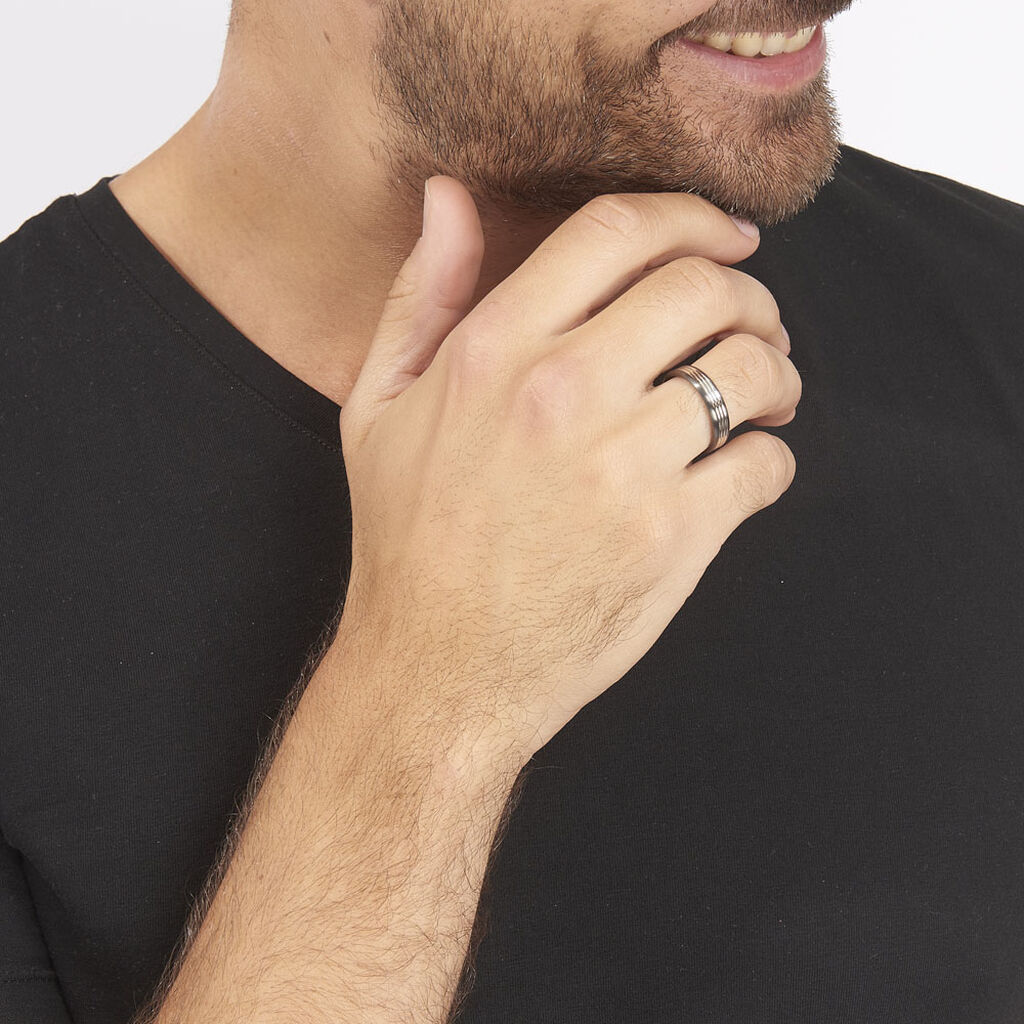 Bague Christell Acier Blanc