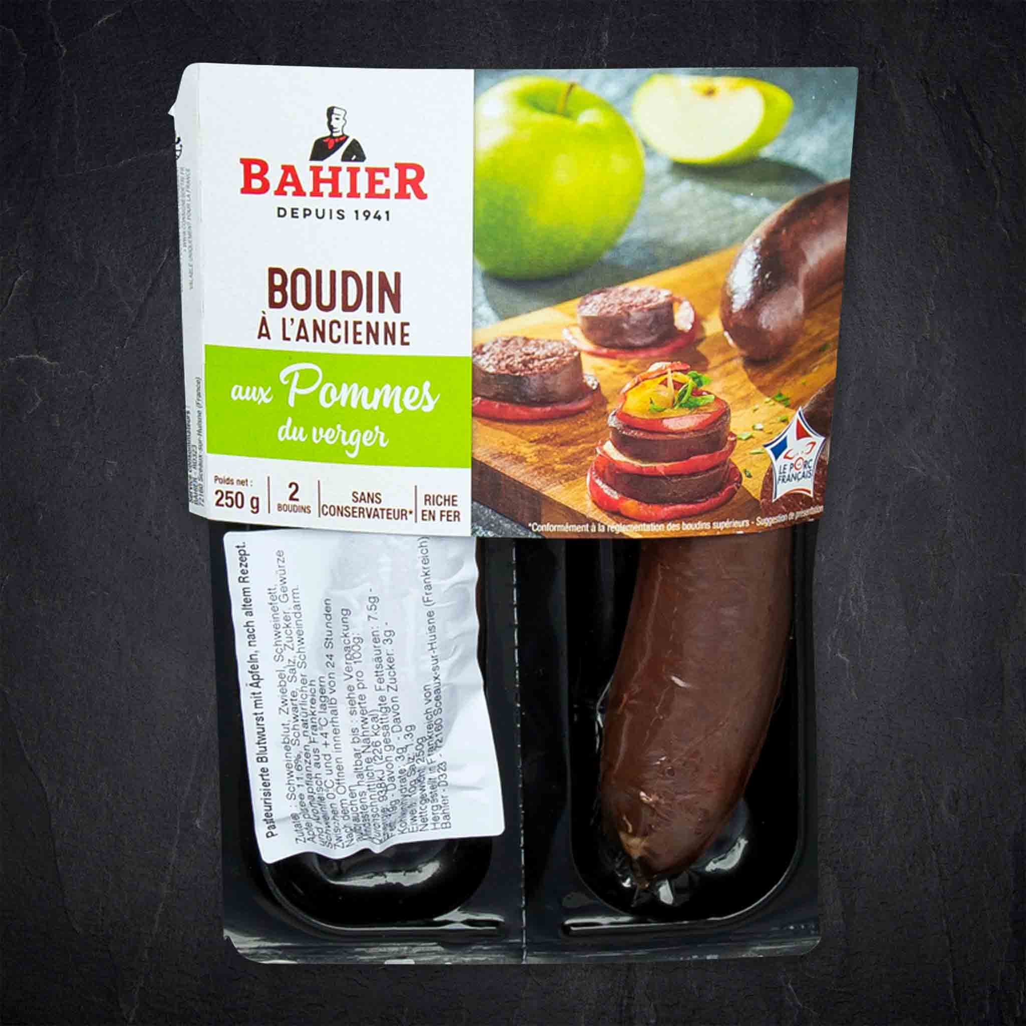 Blutwurst mit Äpfel