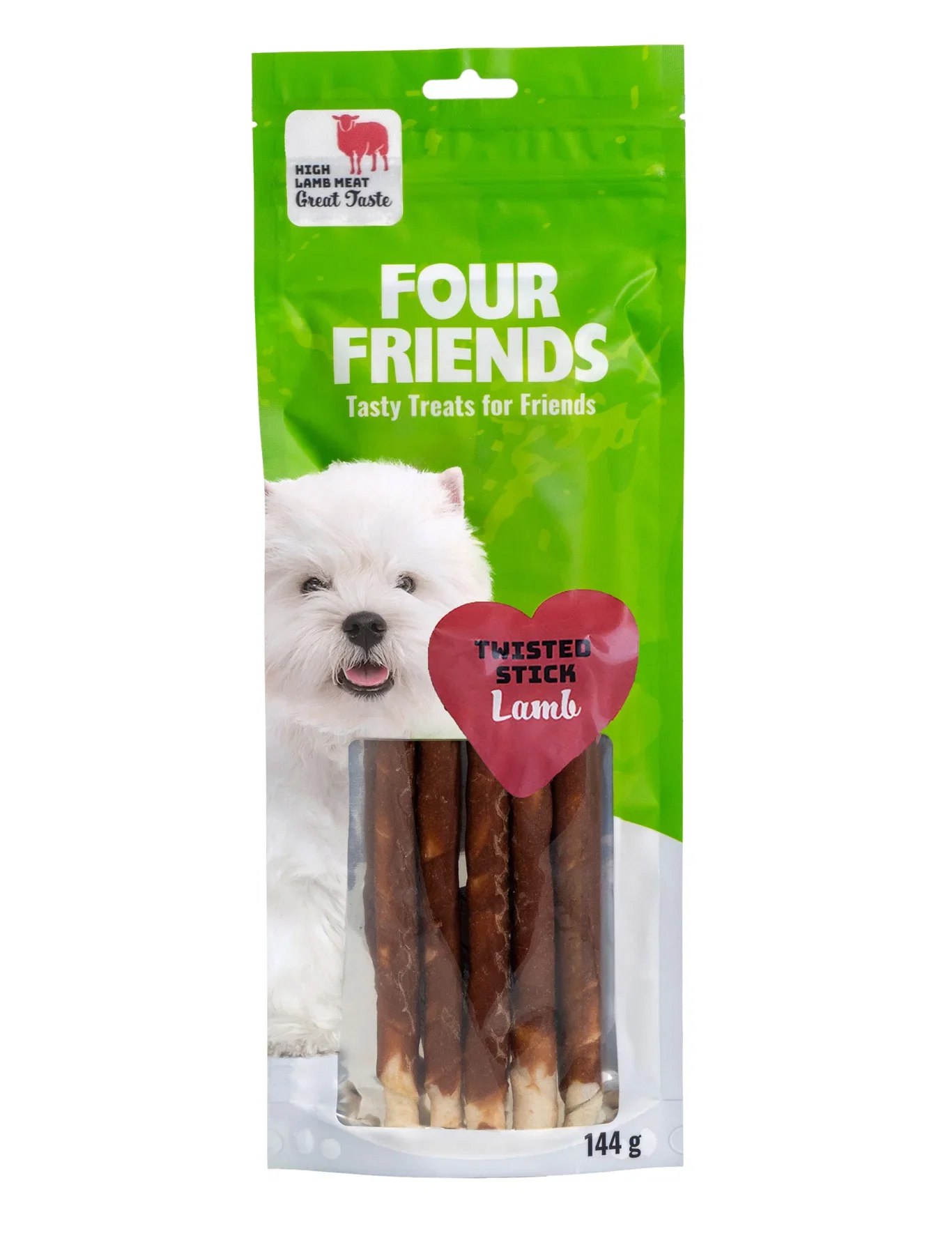 FourFriends Tyggepinner lam FourFriends 5 pk