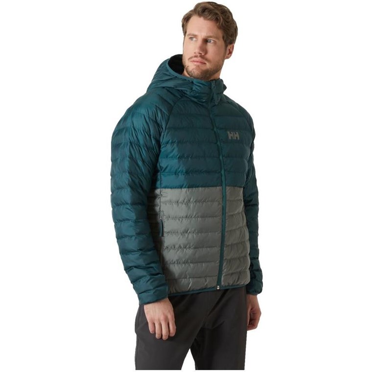 Helly Hansen Banff Hooded Insulator Dark Creek / Grey Cactus