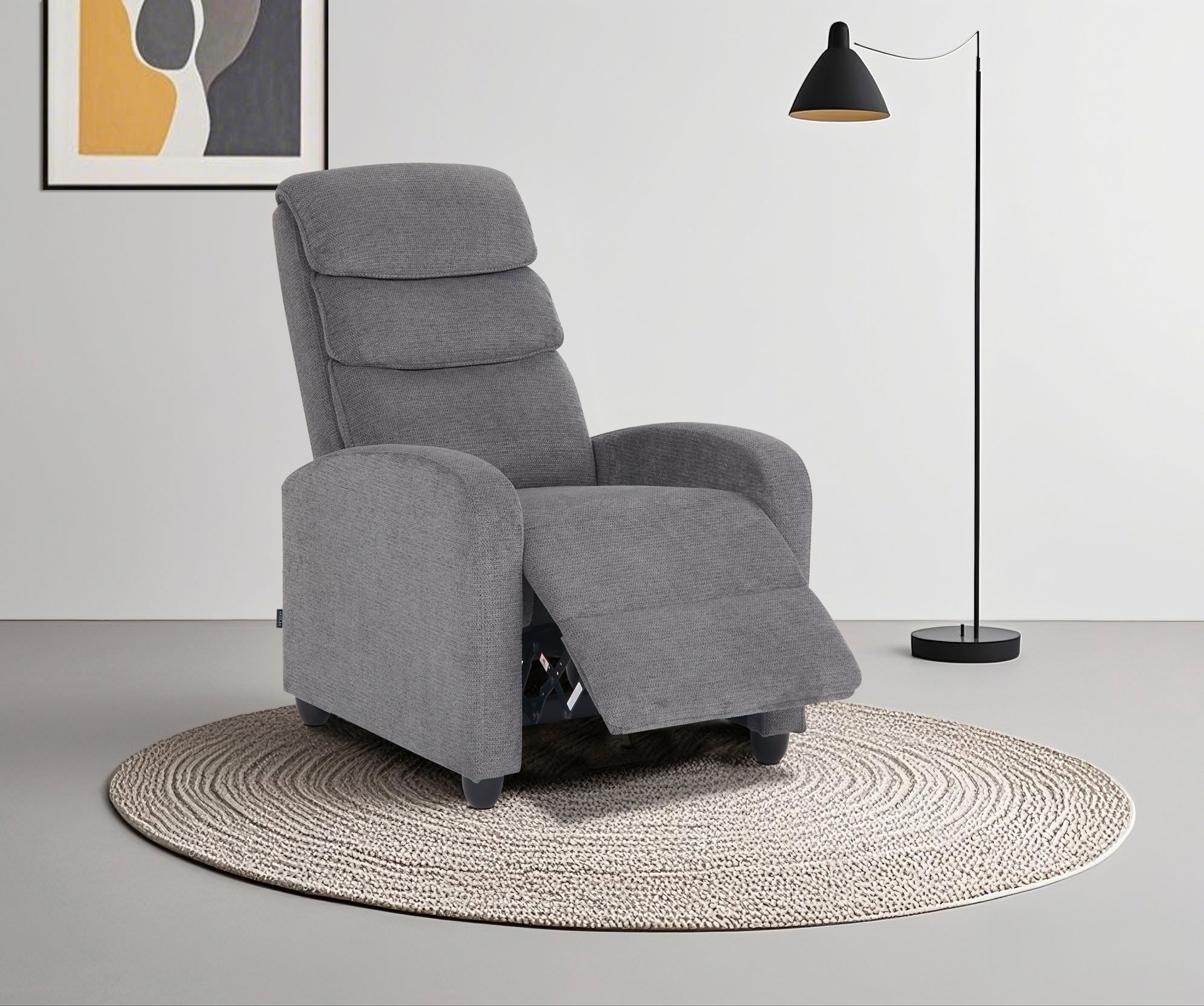 Home affaire Relaxsessel »BERVILLE, TV-Sessel, Ruhesessel mit Schlaffunktion, Webstoff« Liegesessel mit manueller Relaxfunktion