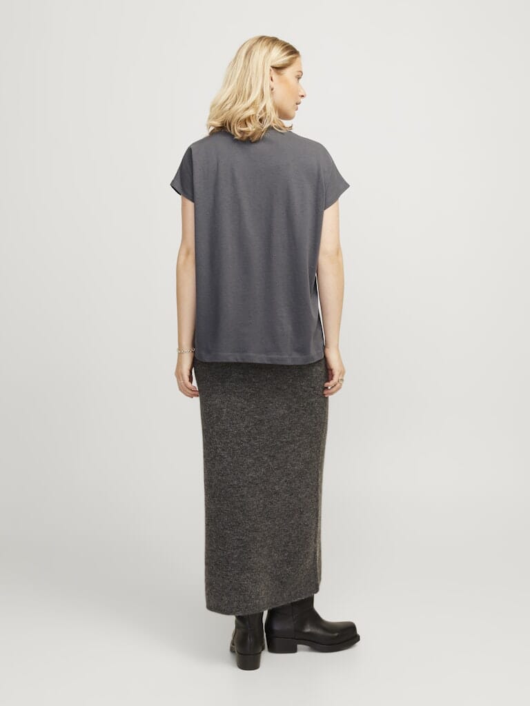 Jjxx Jxwilma Astrid Boxy Sl Tee Ft24 4777386 dark shadow wild free