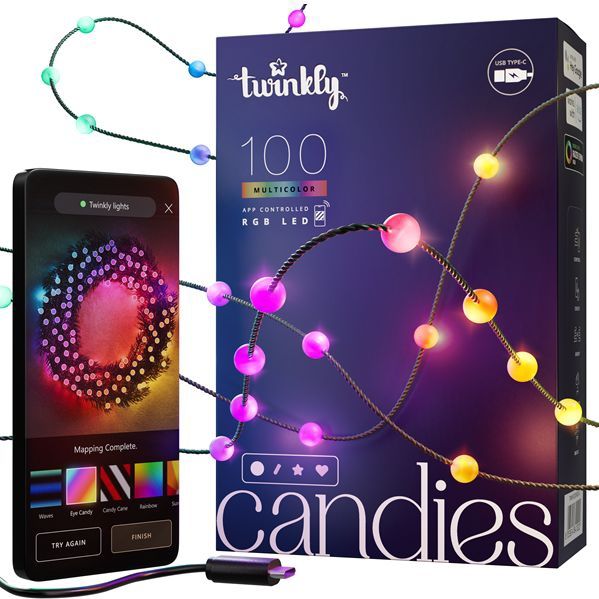 Twinkly - Strings USB-C - Lichtsnoer - Parelvorm - RGB Multicolor - 6m