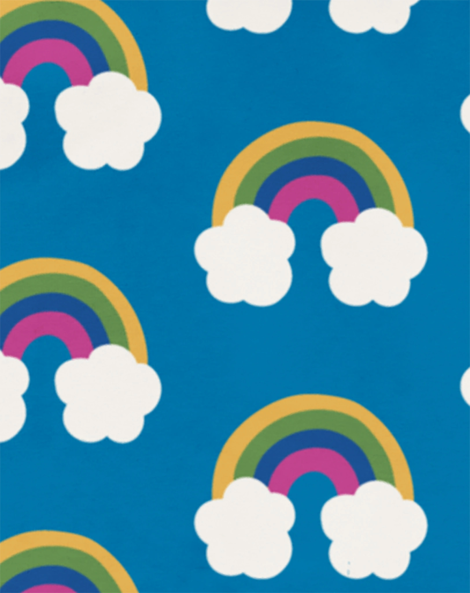 Kapuzen-Sweatshirt FARM RAINBOW in blau/pink