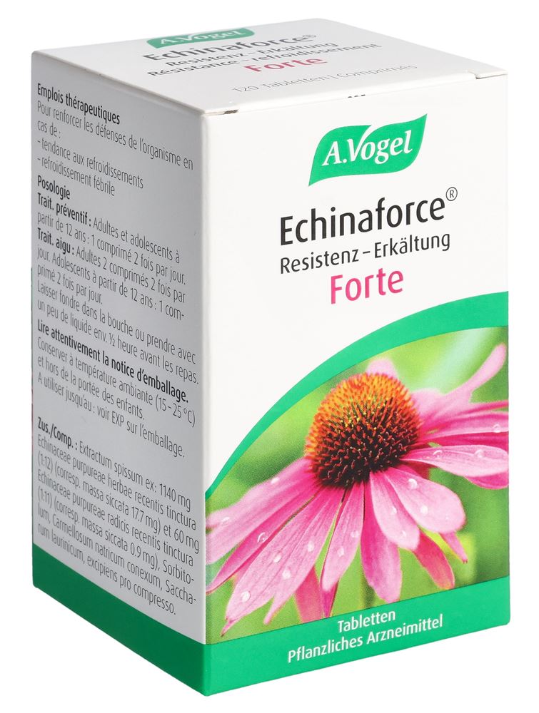 VOGEL Echinaforce Resistenz-Erkältung forte Tabl Glas 120 Stk