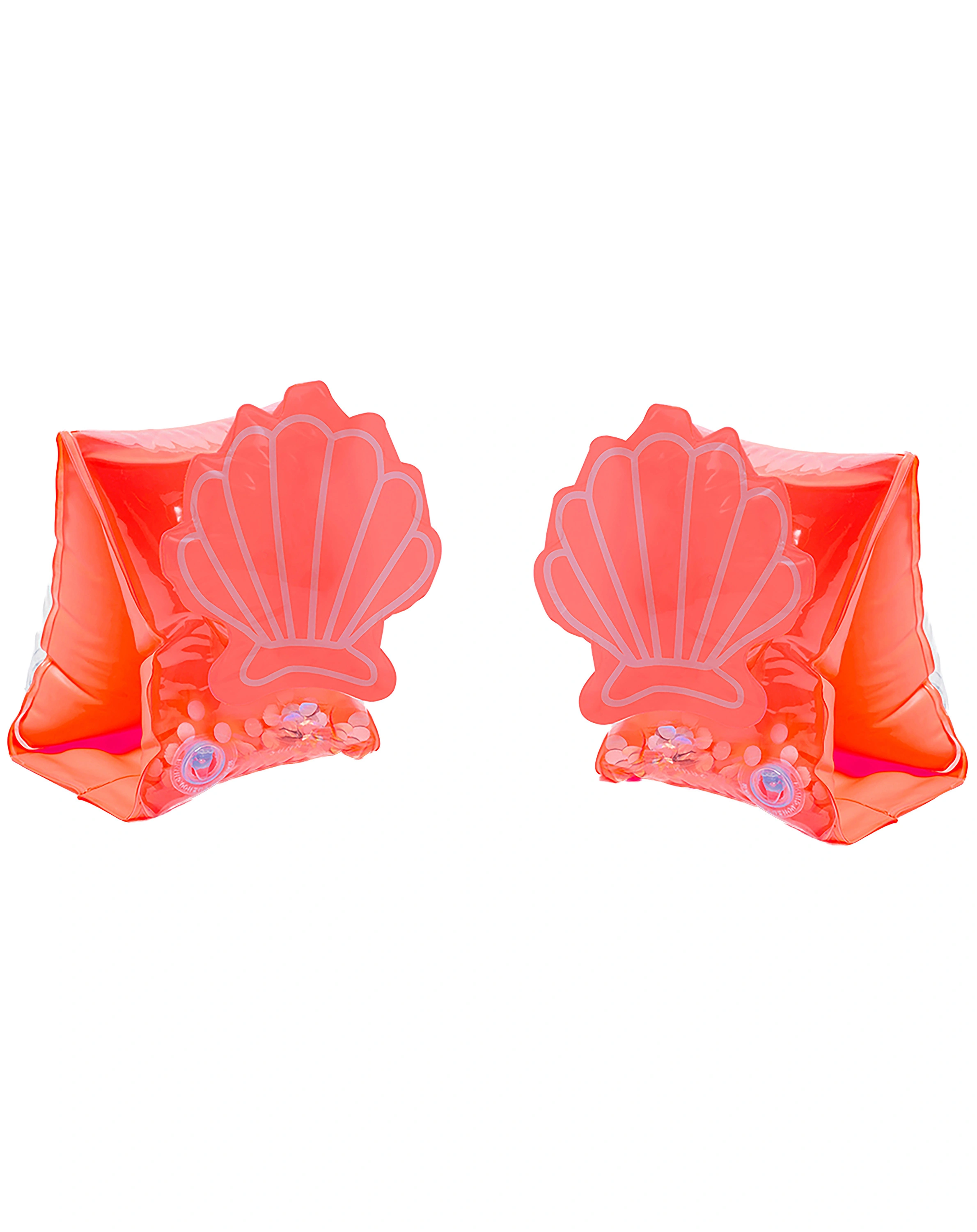 Schwimmflügel SHELL in neon coral