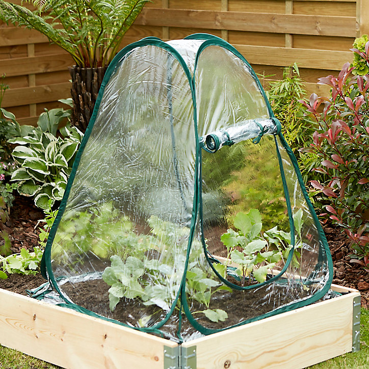 Serre de jardin Verve Pop Up surface de couverture 0,46 m² L.68 x l.68 x H.80 cm