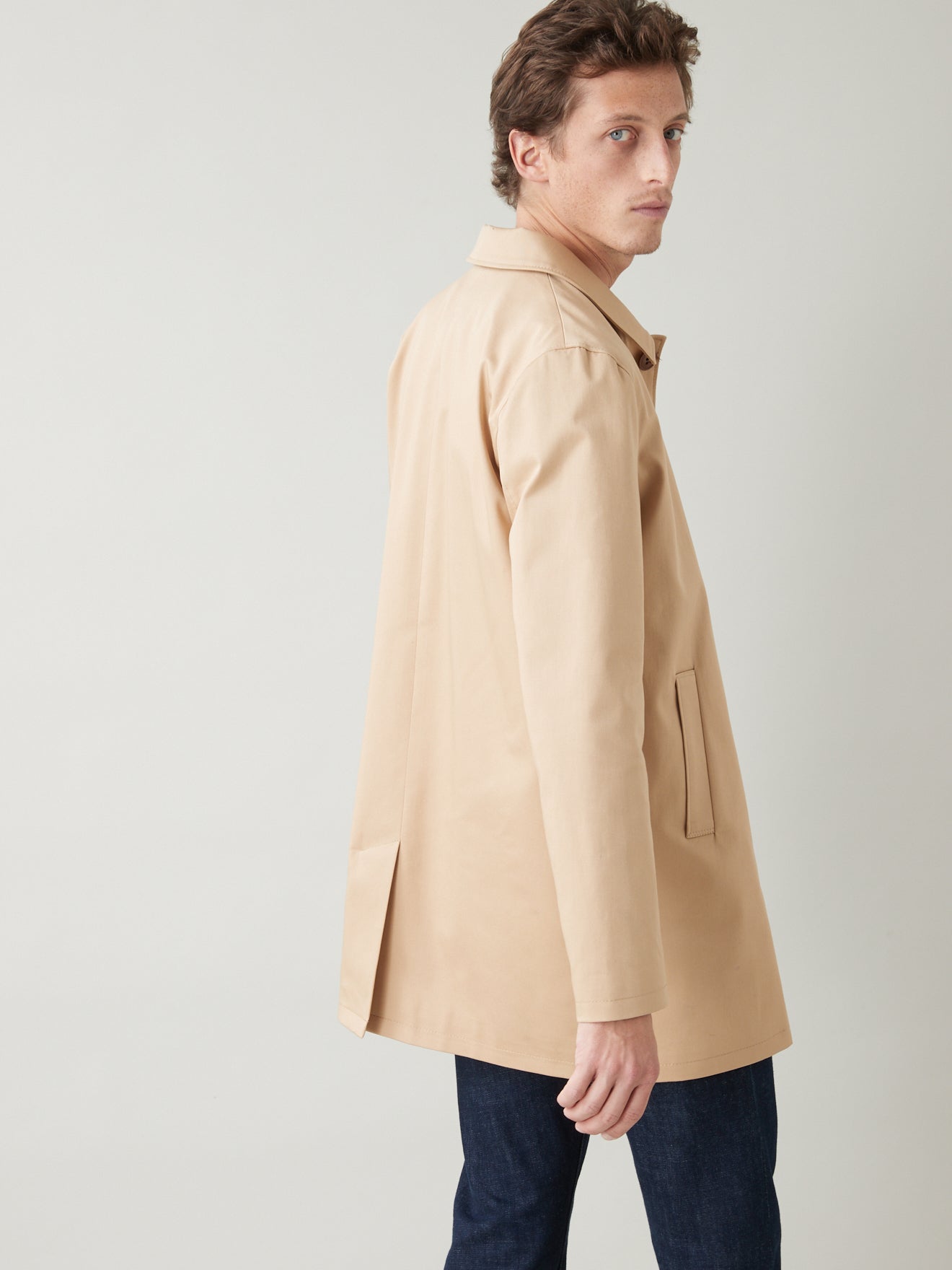 Manteau Car Coat twill homme