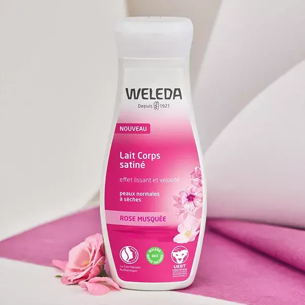 Weleda Rose Musquée Lait Corps Satiné Bio 200ml