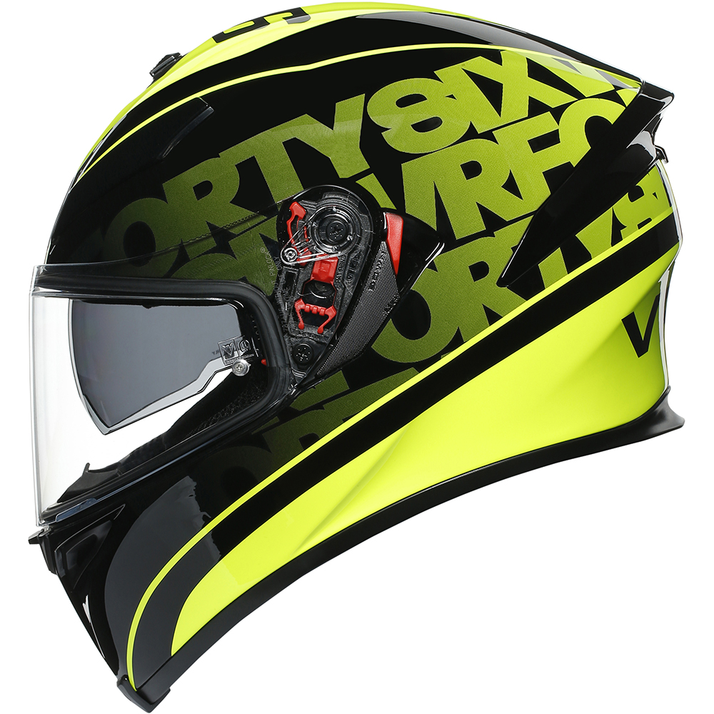 AGV - Casque K5 S Fast 46 Noir / Jaune / Kaki