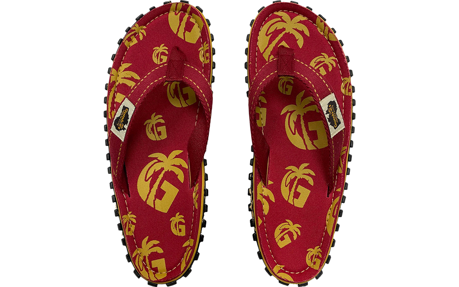 Gumbies  Red Multi G Damen Zehentrenner