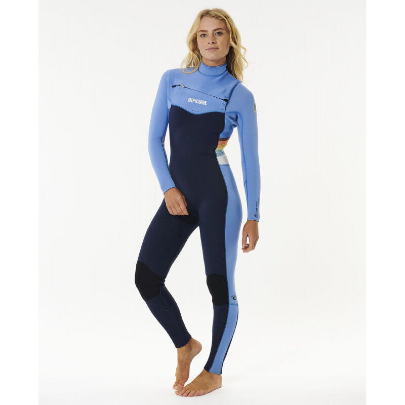 Women Dawn Patrol 3/2 mm Chest Zip Sublimed Wetsuit - Combinaison de surf femme
