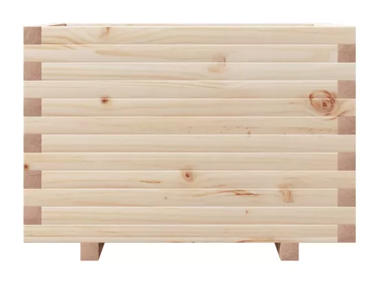 Jardinière bac lit surélevé bois marron 70 x 40 x 49.5 cm 02_0037787