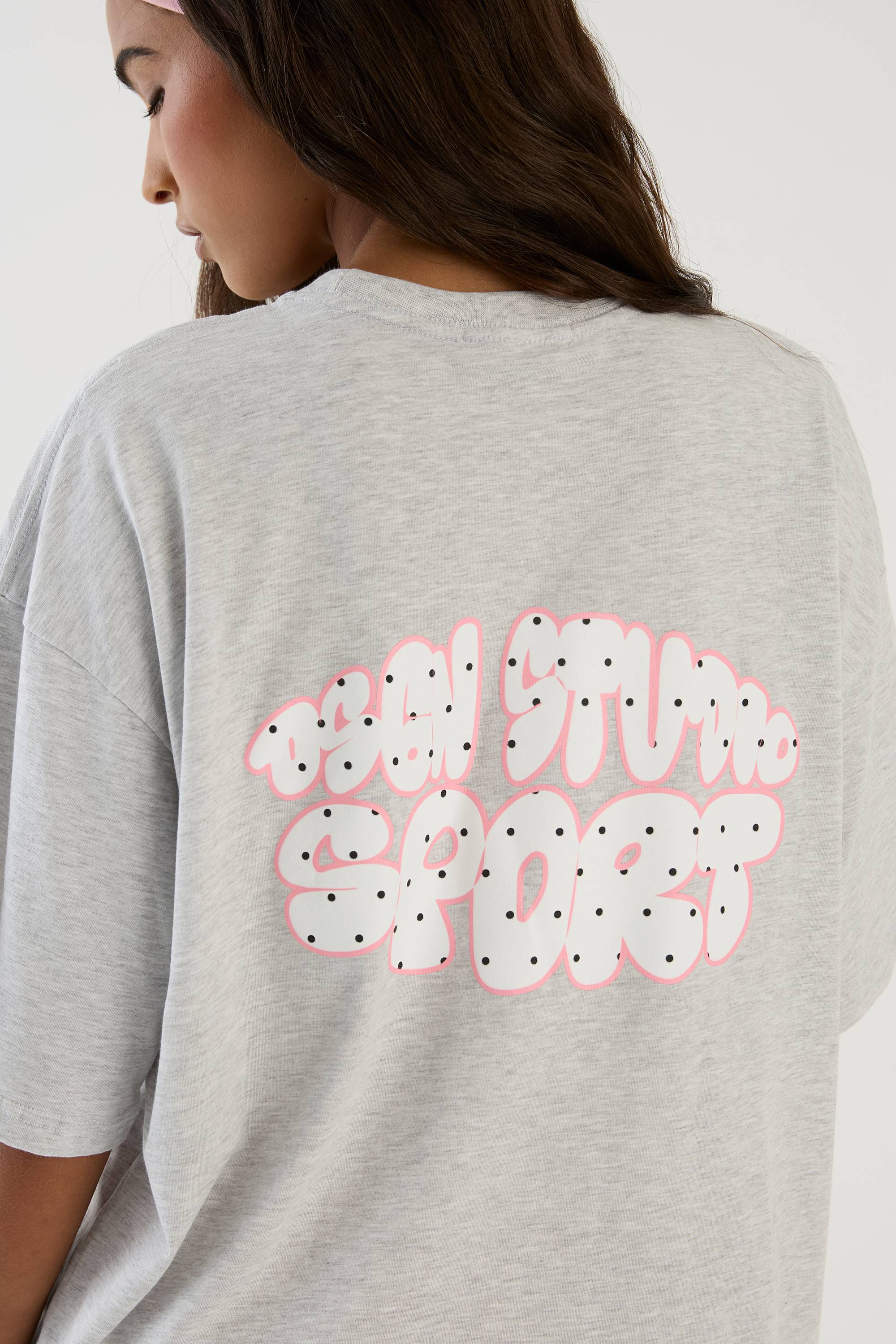 T-shirt Oversize Imprimé Pois Bulles Dsgn Studio
