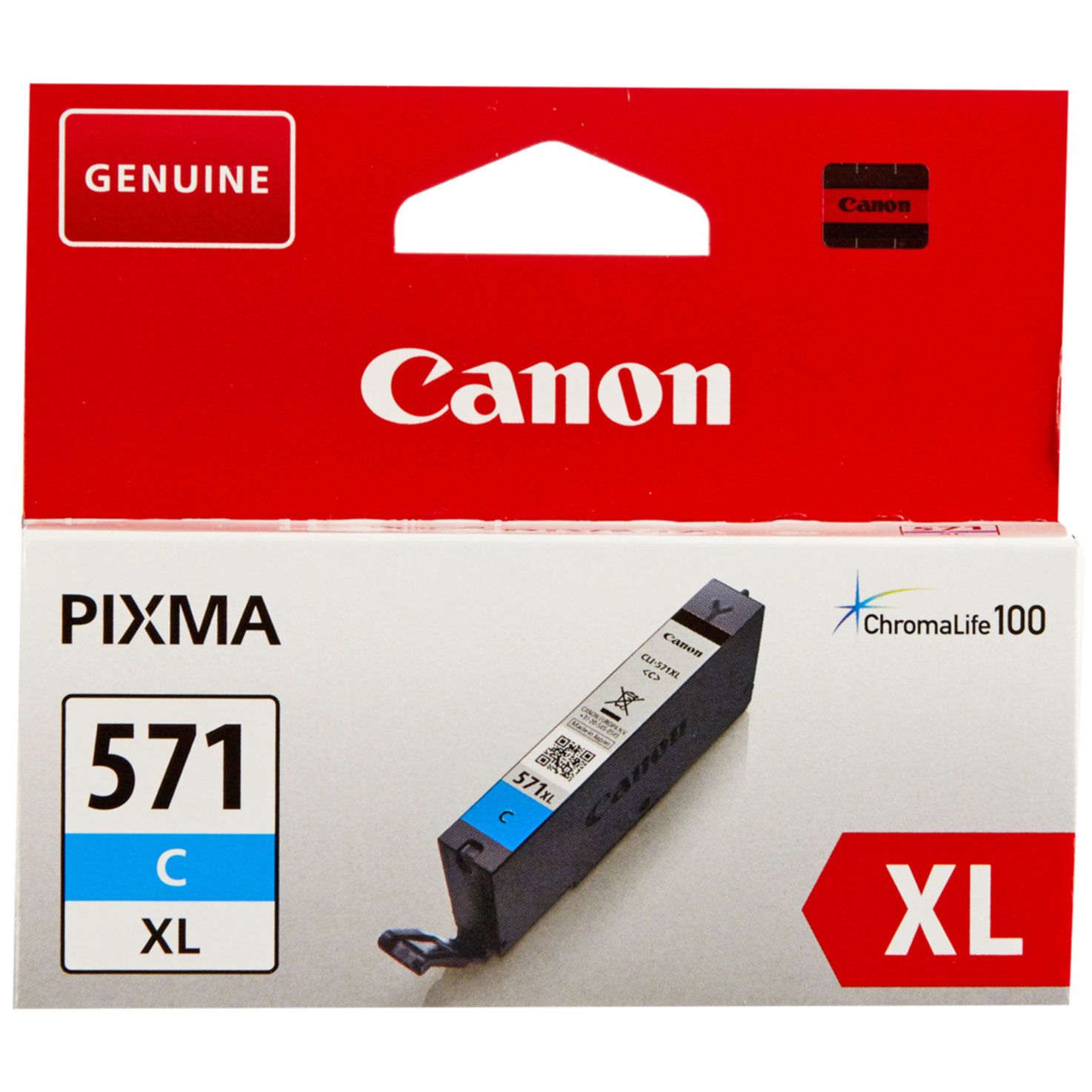 Canon Tintenpatrone cyan PIXMA CLI-571XLC