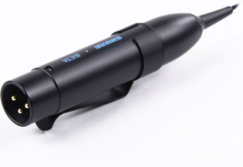 Shure BETA 98H/C Clip-On Cardioïde Condensator Microfoon voor Sax/Messing met Geïntegreerde Shock Mount en Bijgevoegde Voorversterker (XLR)
