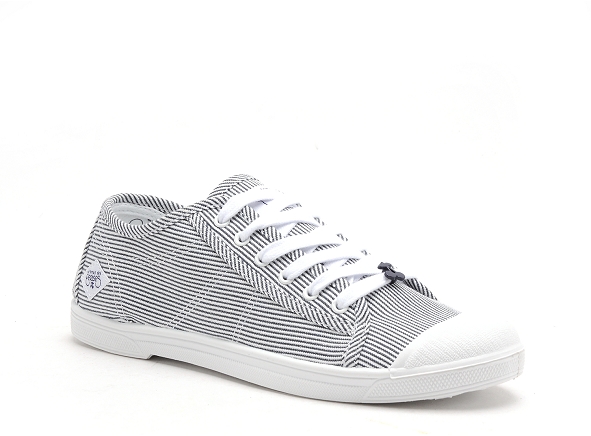 Le temps des cerises basses femme ltc basic 02 stripe bleu
