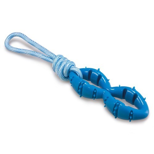 Brinquedo interativo Twist para cães, azul