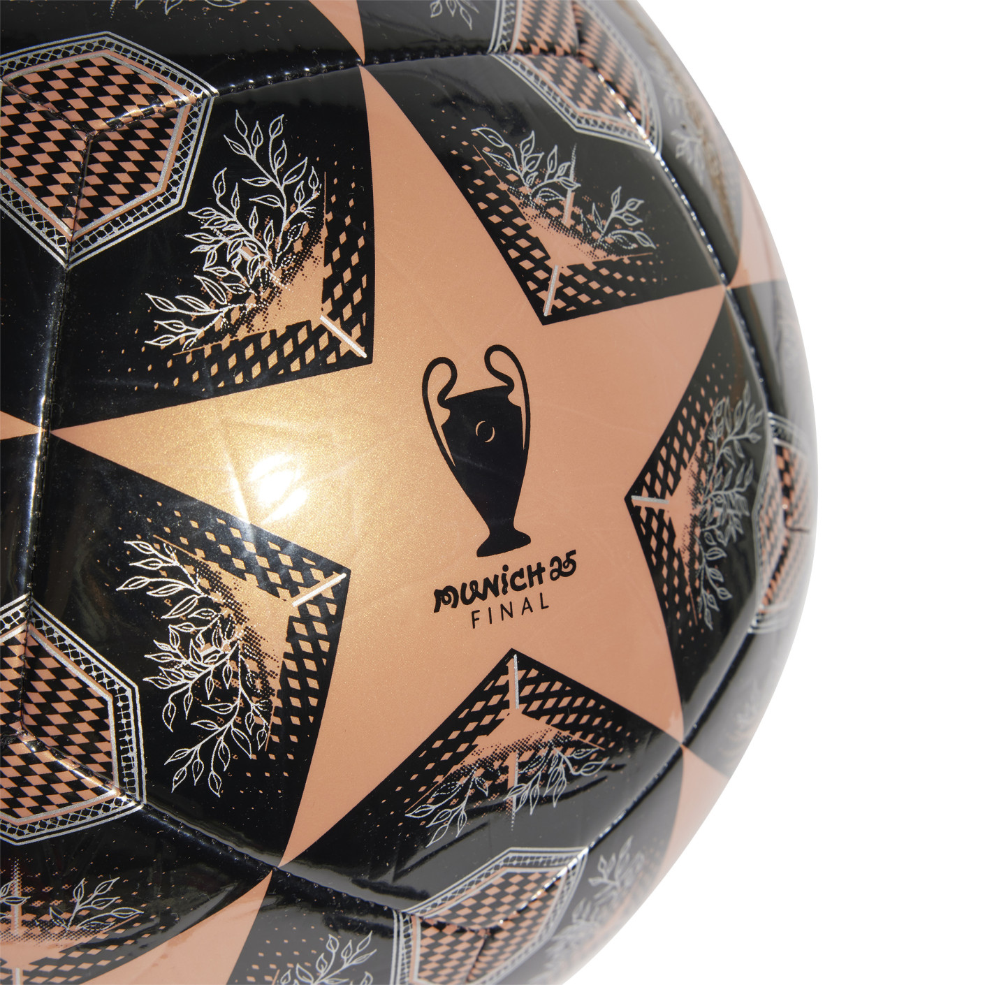 Adidas UEFA Champions League Club Voetbal Maat 5 2024-2025 Zwart Brons Zilver