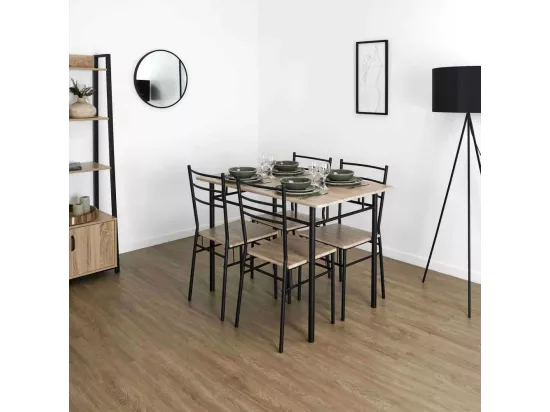Table Et 4 Chaises Loka