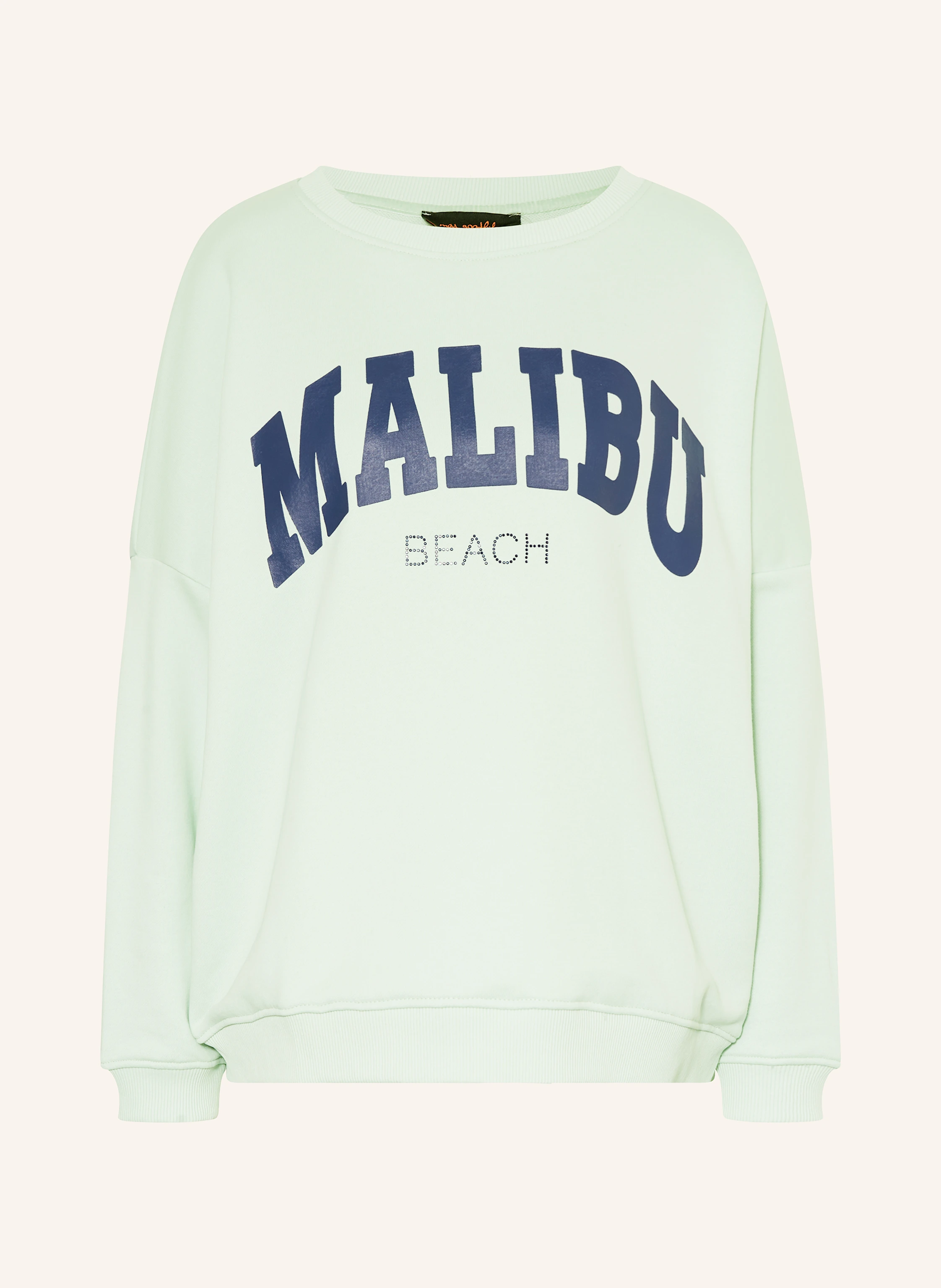 miss goodlife Sweatshirt mit Schmucksteinen