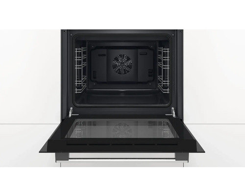 Bosch ovenset met glaskeramische kookplaat en roestvrijstalen frame HND211AR62, bruikbaar volume 71 l
