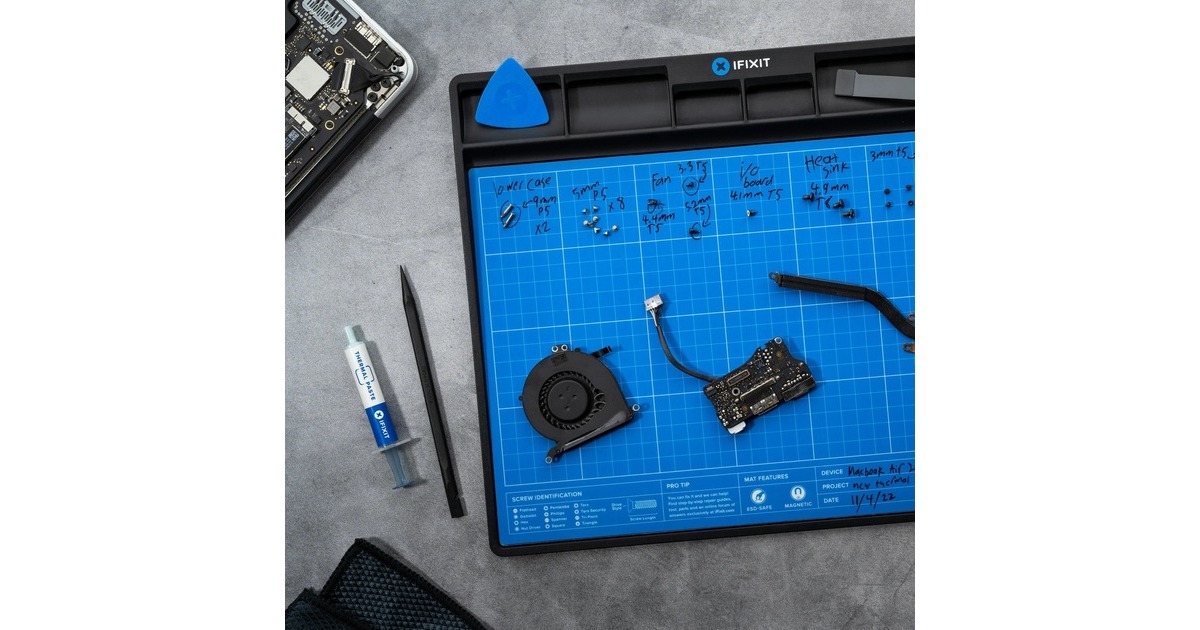 iFixitFixmat beschermingsmat  (Blauw/zwart)