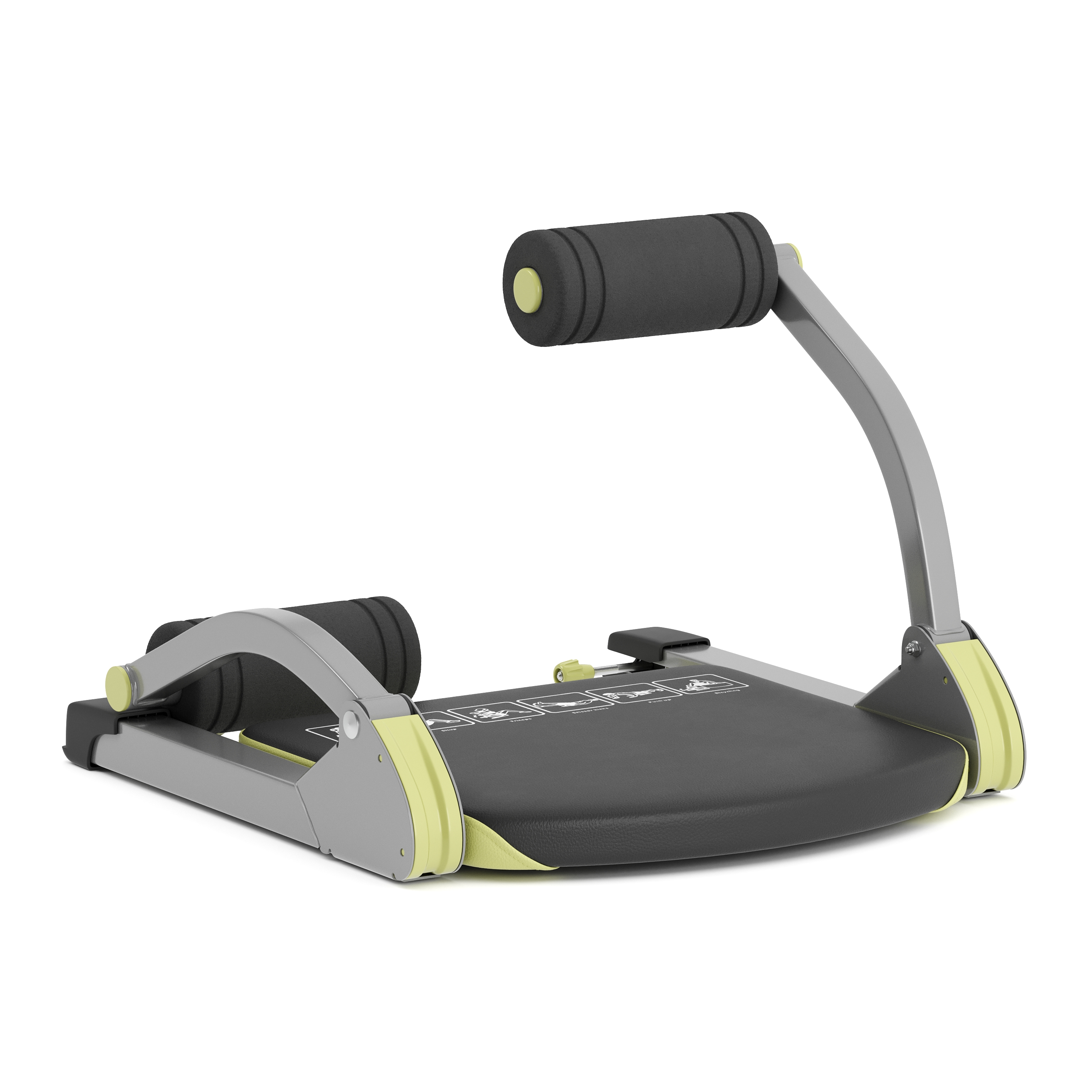 Bauchtrainer AB Trainer OLYMPUS schwarz/silber