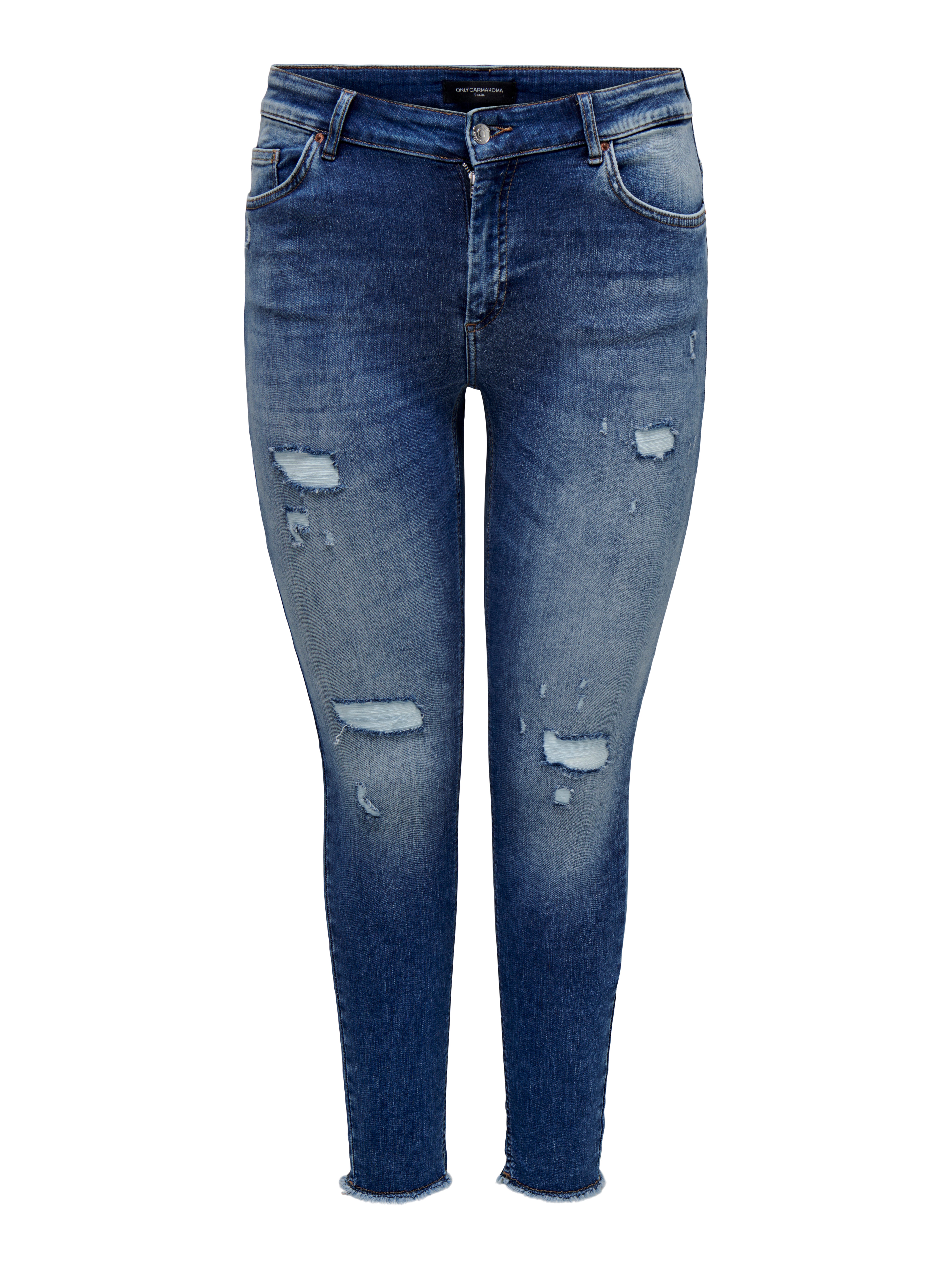 CARWILLY Skinny Fit Jeans Dark Blue Denim