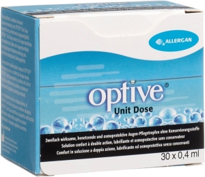 OPTIVE Unite Dose Augen-Pflegetropfen Monodosen, 30 x 0.4 ml