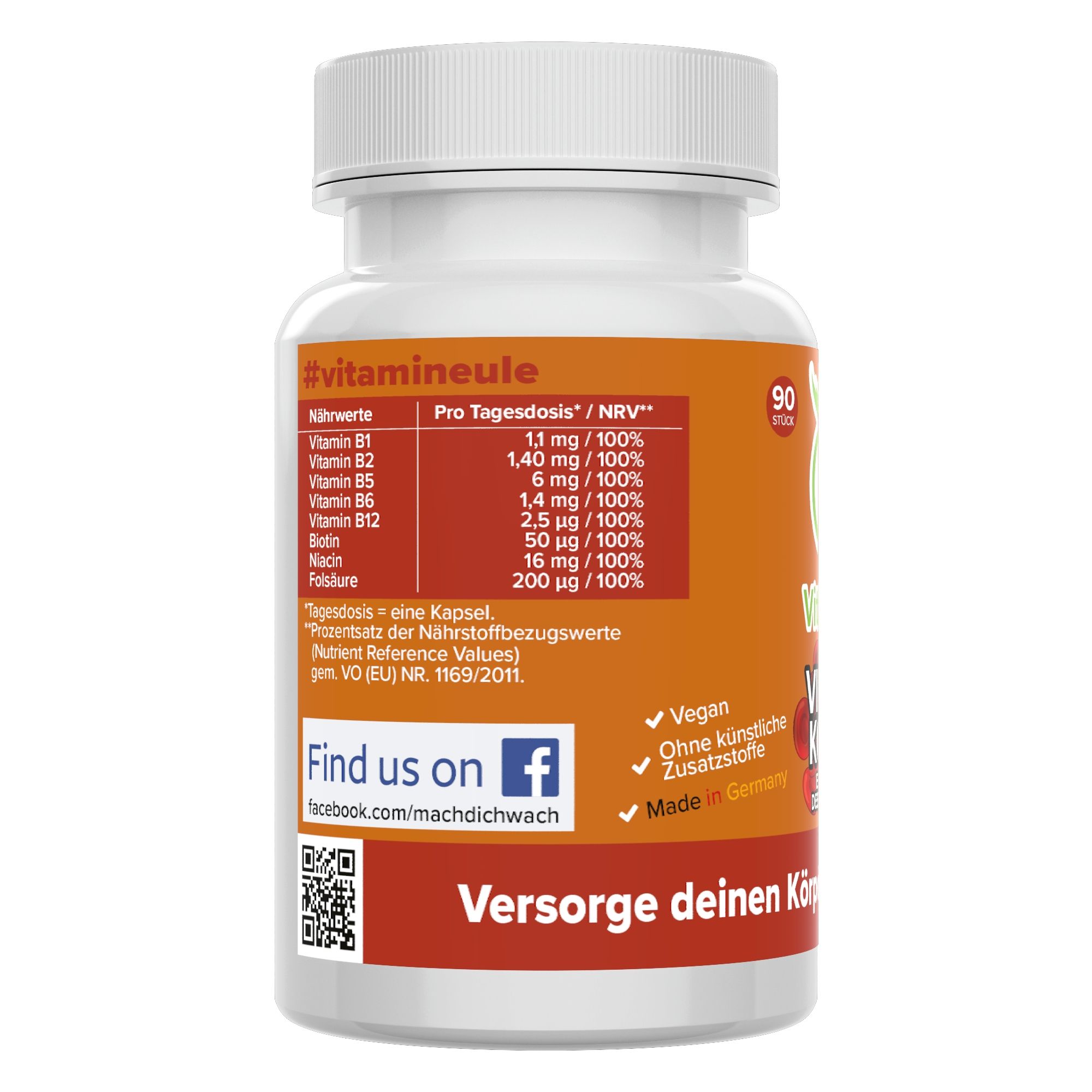 Vitamin B Komplex Kapseln - Vitamineule®