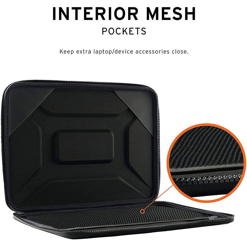 Samsung Galaxy Tab S9  Plus Laptop Tasche MacBook Schutzhülle Medium Sleeve (981890114040) - Schwarz