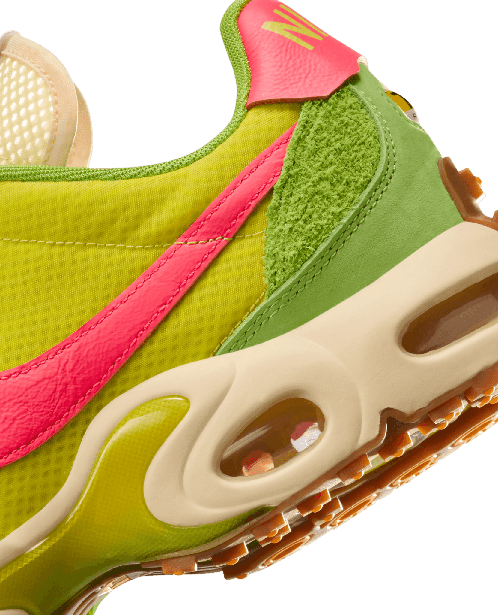 Nike Air Max Waffle SP (Electrolime/Flash Crimson-Gum Med Brown)