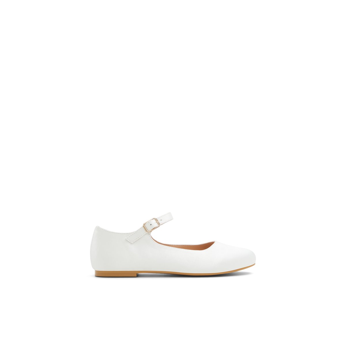 NO ANGEL-Charlotte-jg-Ballerine mary jane - Talon plat - Blanc