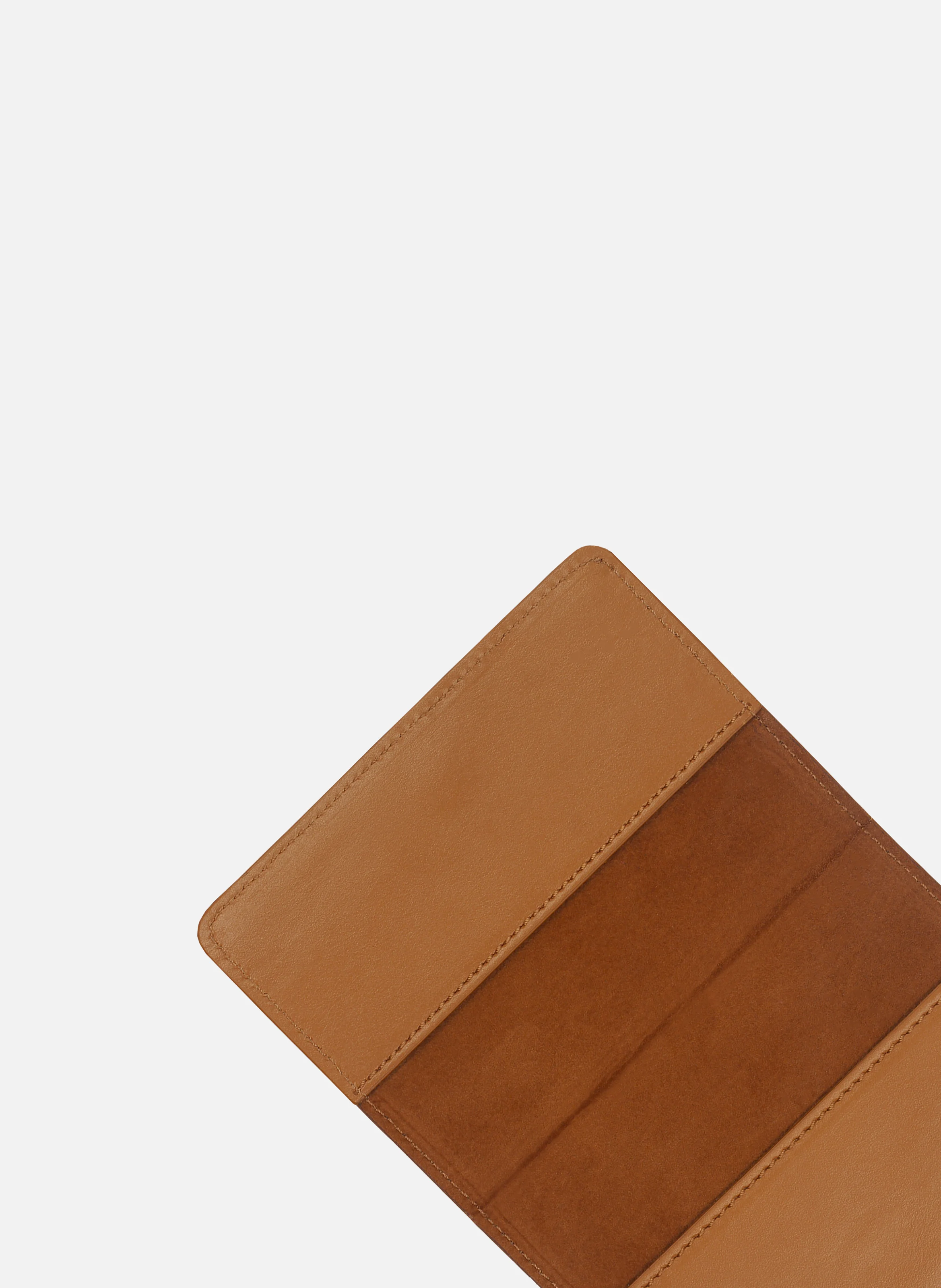 Protège passeport cuir lisse | Marron