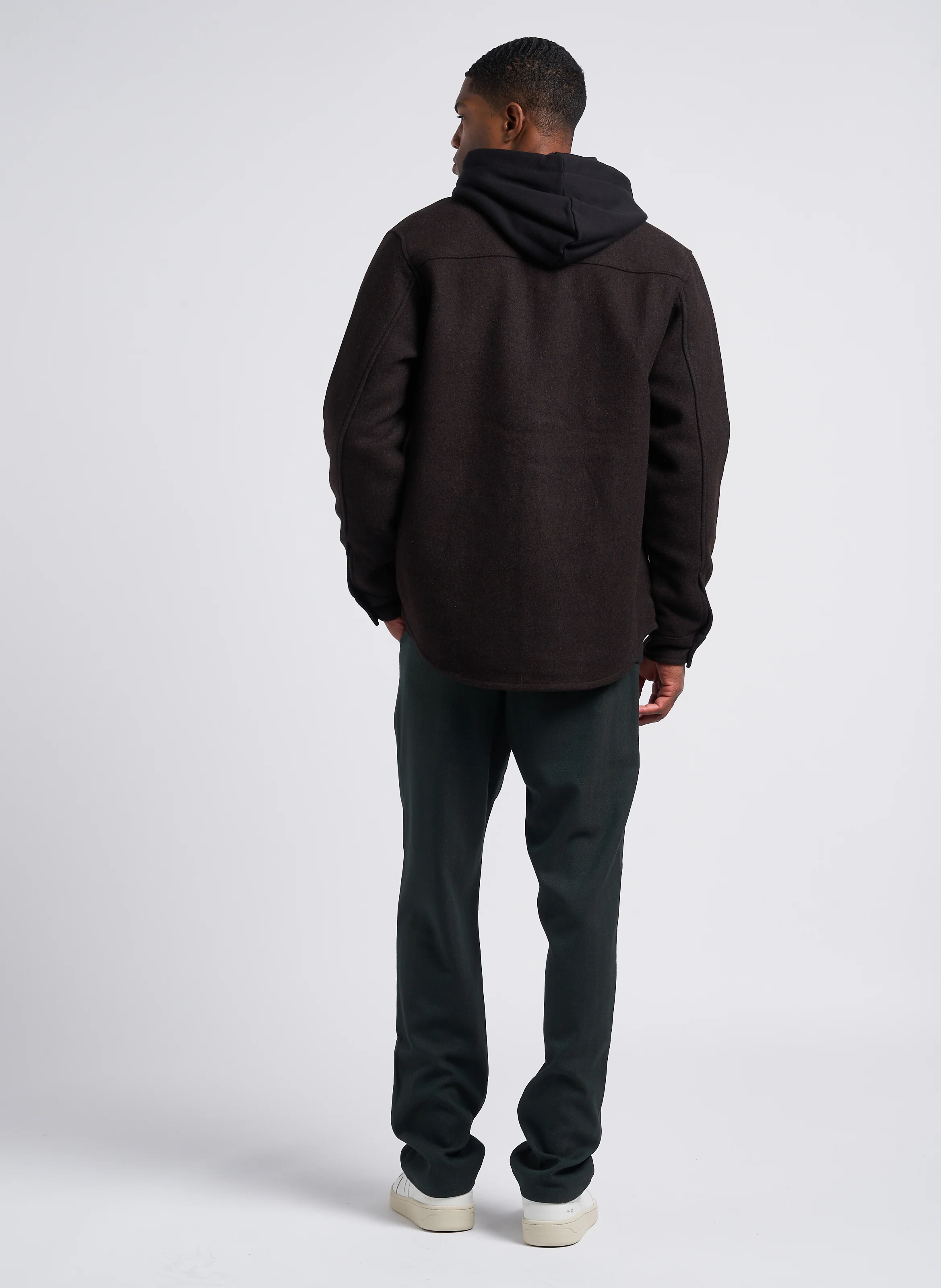 Sweat à capuche en coton bio | Noir