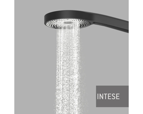 form&style douchekolom incl. thermostaat KUDA mat zwart